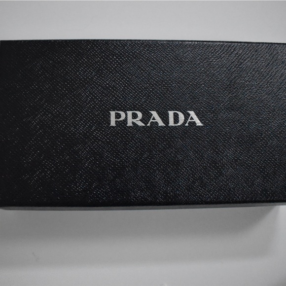 Prada Blue Wallet with Gold Accents - Picture 4 of 9